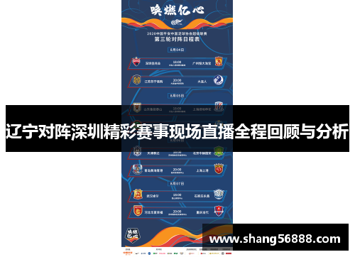 辽宁对阵深圳精彩赛事现场直播全程回顾与分析